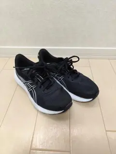 ASICS ランニングシューズ ブラック 24.0