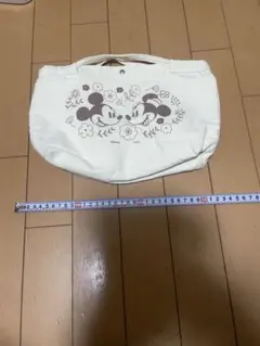 ミッキーマウス キャンバス ミニトートバッグ　ダイソー