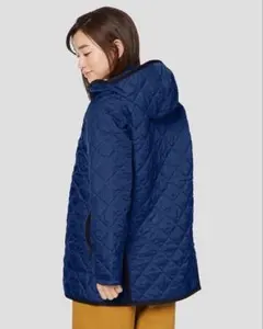 【極美品】LAVENHAM キルティングジャケット コート ネイビー 40 L
