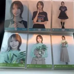 乃木坂46 生写真 宮城ver.コーデ ライブTシャツ コンプ弓木奈於のサムネイル