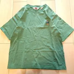 BEN DAVIS 緑色 Tシャツ キャラクター刺繍S666番