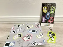 嵐を旅する展覧会 ミッキー ステッカーセット 相葉雅紀 キーホルダー ハンカチ