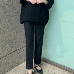 ユニクロ　スマートアンクルマタニティパンツ / M / black