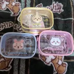 ちいかわ ぷっくりミニポーチ3セット