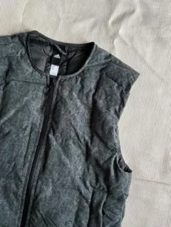 adidas marble camo puff vest