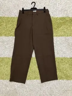 スラックス メンズ ブラウン