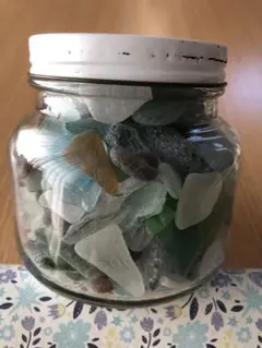ビン入りのシーグラス