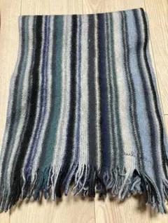 【9月末処分】Paul Smith ウール　マフラー　ストライプ