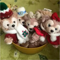 美品☆ダッフィー＆シェリーメイキーホルダー5点セット