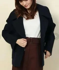 【新品タグ付き】ナノ・ユニバース　オドランド　ショートコート　ダブルブレストのサムネイル