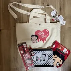 ベティ・ブープのアイテムセット（トートバッグ、タオル、キーホルダー）