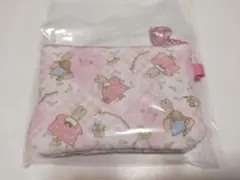 サンリオ　シークレットミニフラットポーチ　マロンクリーム　みんなのキルトシリーズ