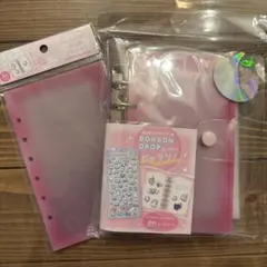 【正規品】クーリア公式　ピンク　透明シールバインダー シール帳　シールシート
