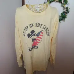 11ミッキーマウス ロングスリーブカットソー