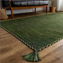 サヤンサヤン 手織り キリム調 アジアン ラグ マット キーマ 90x130 a