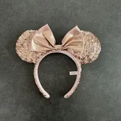 ディズニー　ミニーマウス　スパンコールカチューシャ