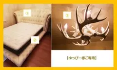 ③【ゆっぴー様ご専用】フランスベッド＋マットレス＋シャンデリアライト一式