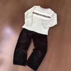 女の子 130 パジャマ 冬 モコモコ ルームウェア