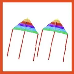 新品レインボーカイト2個 おもちゃホビーグッズidYh75Tf