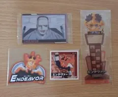 僕のヒーローアカデミア エンデヴァー カード＆ブックマーク＆シール 4点セット