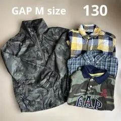 まとめ売り！GAP M size 迷彩ジャケット、チェックシャツ、ポロシャツ