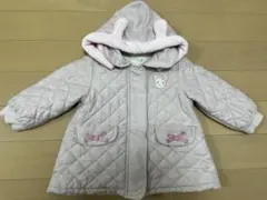 クーラクール うさ耳 キルティングコート ピンク 90 95