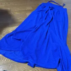 レプシィム　ロングワンピース　キャミワンピ　ロングスカート　青