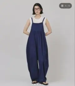 新品 Curensology カレンソロジー コットンナイロンタックワンピース
