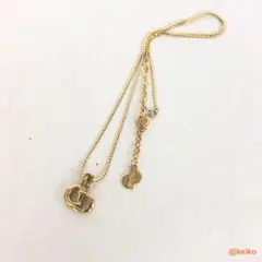 Christian Dior クリスチャンディオール CDロゴ ネックレス