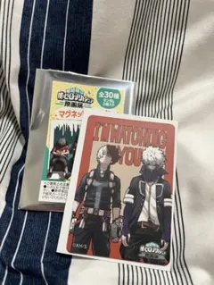 僕のヒーローアカデミア　ヒロアカ　原画展　轟焦凍　荼毘　マグネットステッカー