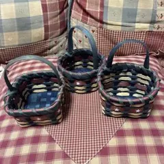 アメリカン★小さなカゴ★3個