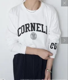 【コラージュ ガリャルダガランテ】CORNELL/カレッジロゴロンT