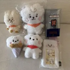 BTS BT21 RJ ぬいぐるみ　キーホルダー　デコバンドセット