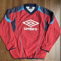 【美品】umbro アンブロ ピステ 両面 ビッグロゴ 長袖　デサントのサムネイル