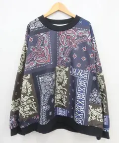 美品 EYEDY アイディー バンダナ柄 スウェット