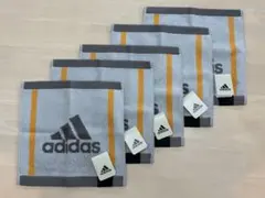 adidas タオルハンカチ　5枚セット　ネイビー　綿100%のサムネイル