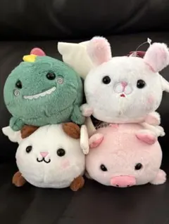 ぶるぶるしっぽエンジェルアニマルキーホルダー