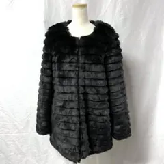 新品 CECIL McBEE セシルマクビー フェイクファー コート M