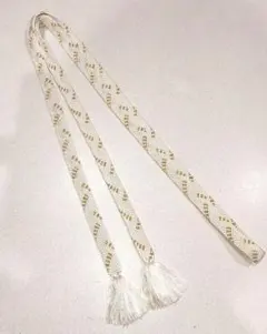 帯締め ホワイト ゴールド ☆