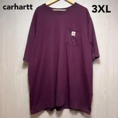 カーハート　半袖Tシャツ　3XL ボルドー
