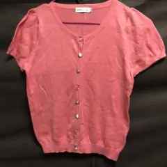 半袖カーディガン　ボレロ　美品　ビジュー  アースミュージック&エコロジー　⑥