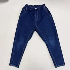 ブランシェス ガーデナーテーパード デニム パンツ 140