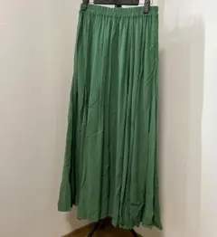 AMERICAN HOLIC グリーンロングスカート　【M】