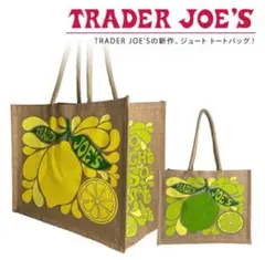 トレーダージョーズ　エコバッグ　レモン