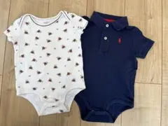 Ralph Lauren クマ柄ロンパース2点セット