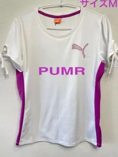 PUMA 半袖Tシャツ サイズM ホワイト/ピンク