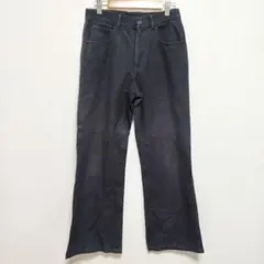 【クラッシックアンティエ】 フレアパンツ ユニセックス ダークグレー M〜L