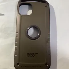 ◆iPhone 14ケースROOT GOオリーブ耐衝撃ミリタリーカーキ
