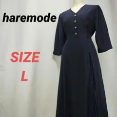 haremode　ハレモード　ドレス　ロングワンピース　レース切り替え　Lのサムネイル