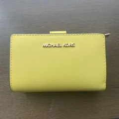 MICHAEL KORS イエロー 二つ折り財布